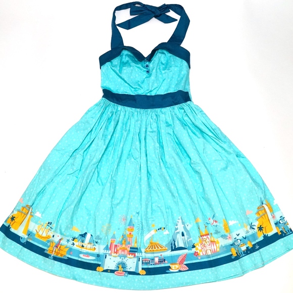 Disney Dresses & Skirts - Disney Dress Shop Aqua Disneyland Women's Dress